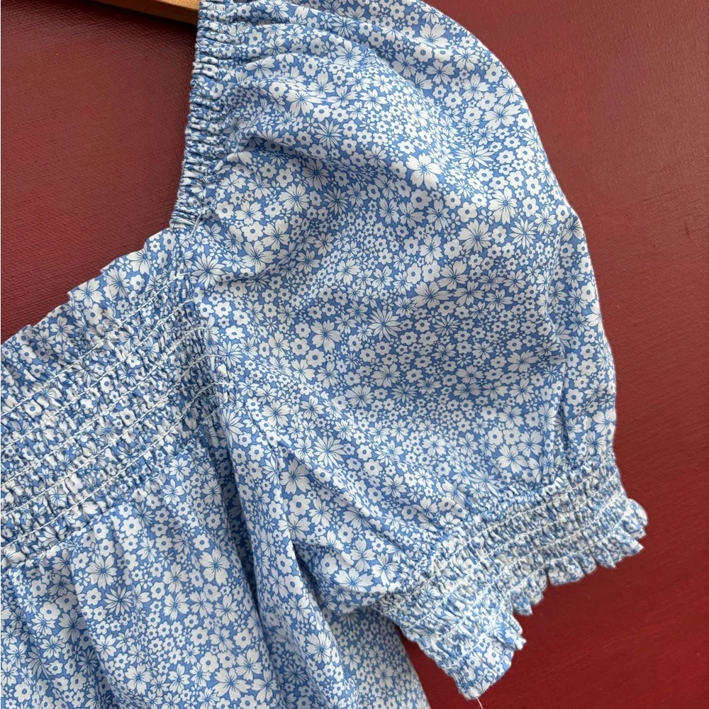 J Crew Liberty Floral Jacqueline’s Blossom Peasant Shirt